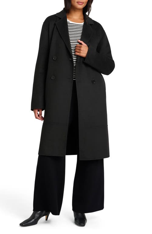 SPLENDID SPLENDID X CELLA JANE DOUBLE BREASTED WOOL BLEND COAT 