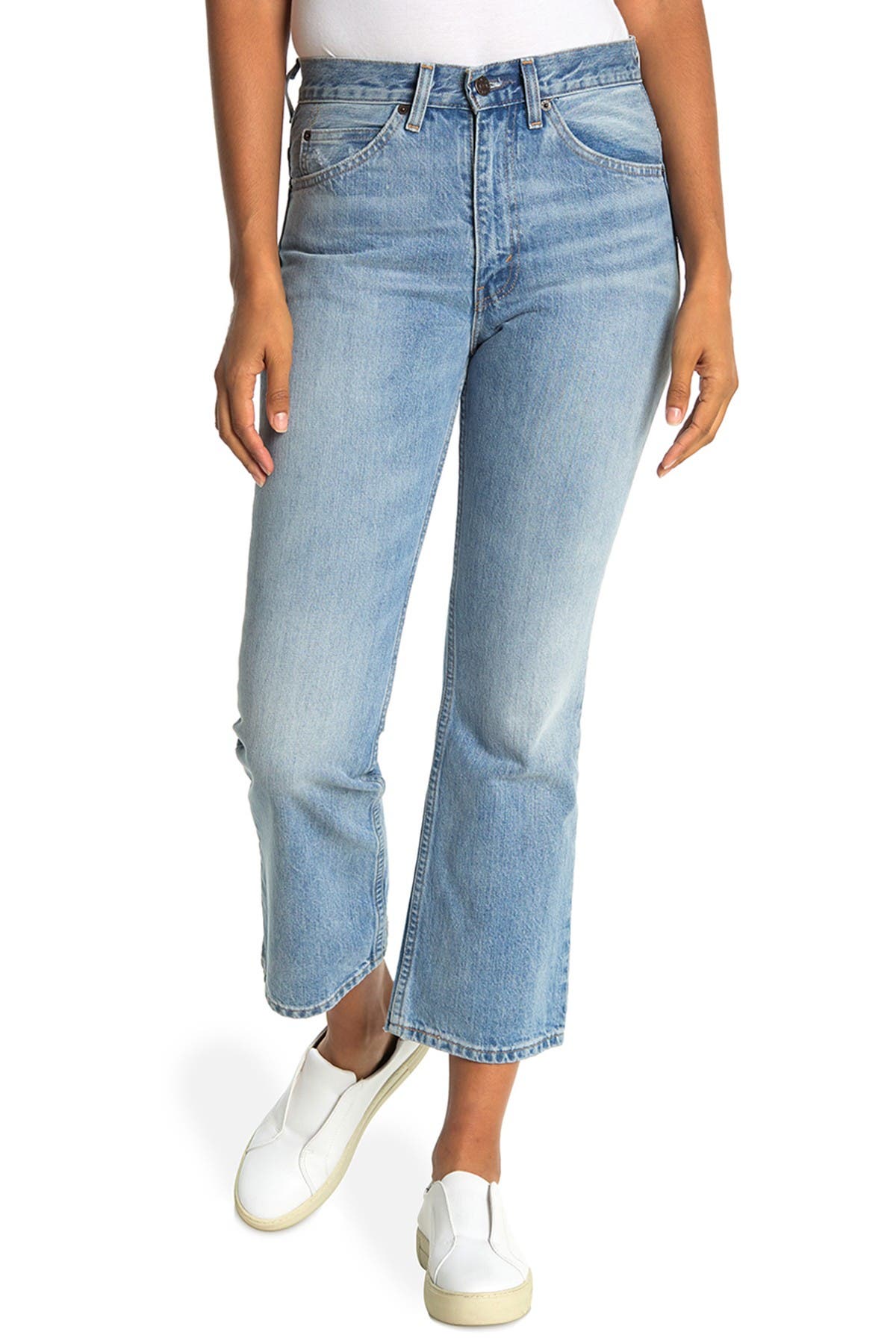 levi's cropped bootcut jeans