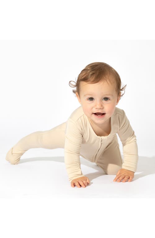 BELLABU BEAR BELLABU BEAR OAT CONVERTIBLE FOOTIE PAJAMAS