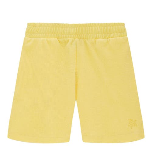 Shop Vilebrequin Kids' Terry Bermuda Shorts In Popcorn