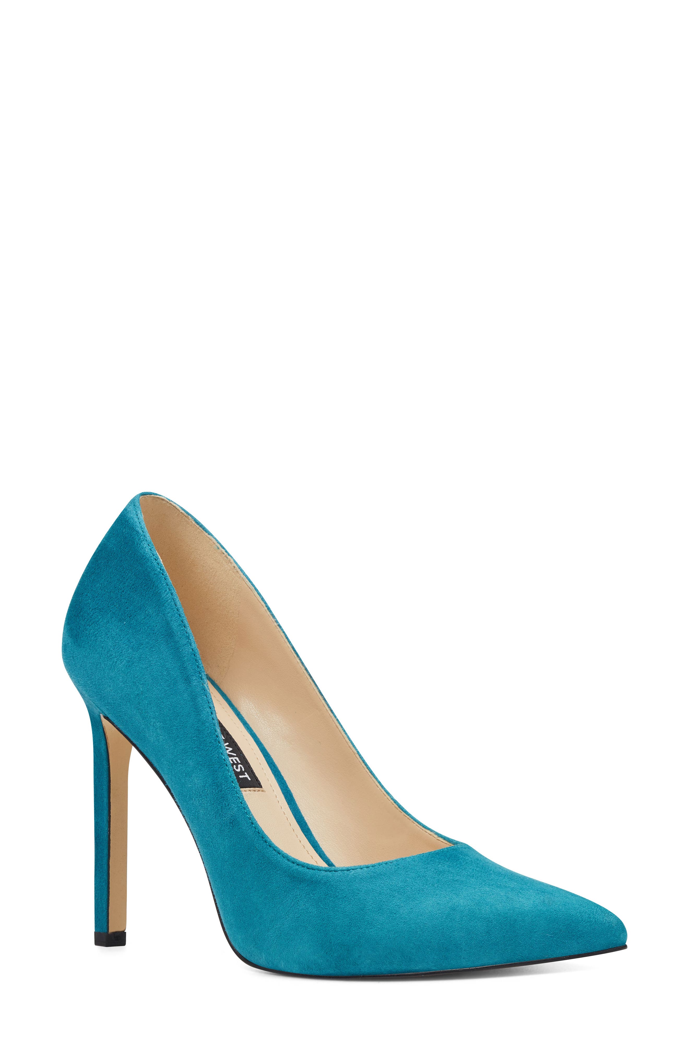 nine west teal shoes