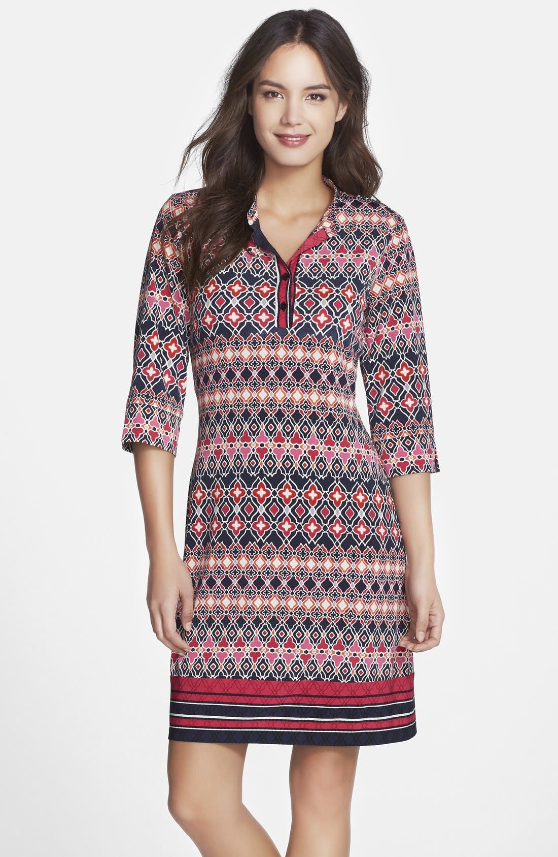 Laundry by Shelli Segal Print Jersey Shirtdress Nordstrom