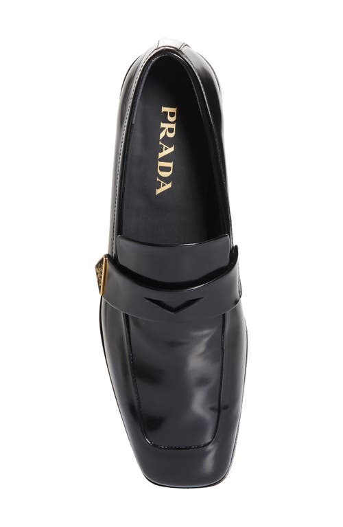 Shop Prada Mocassini Loafer In Nero