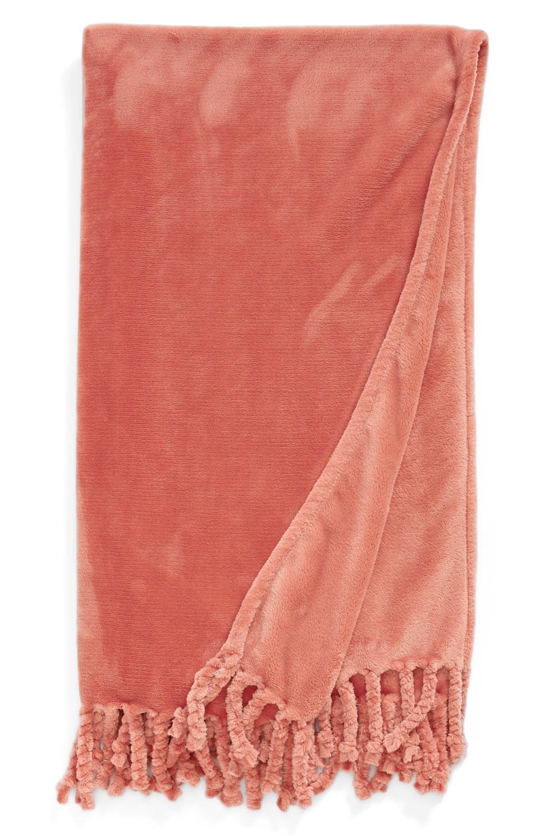 NORDSTROM AT HOME,
                            Kennebunk Bliss Plush Throw,
                            Main thumbnail 561, color,
                            802