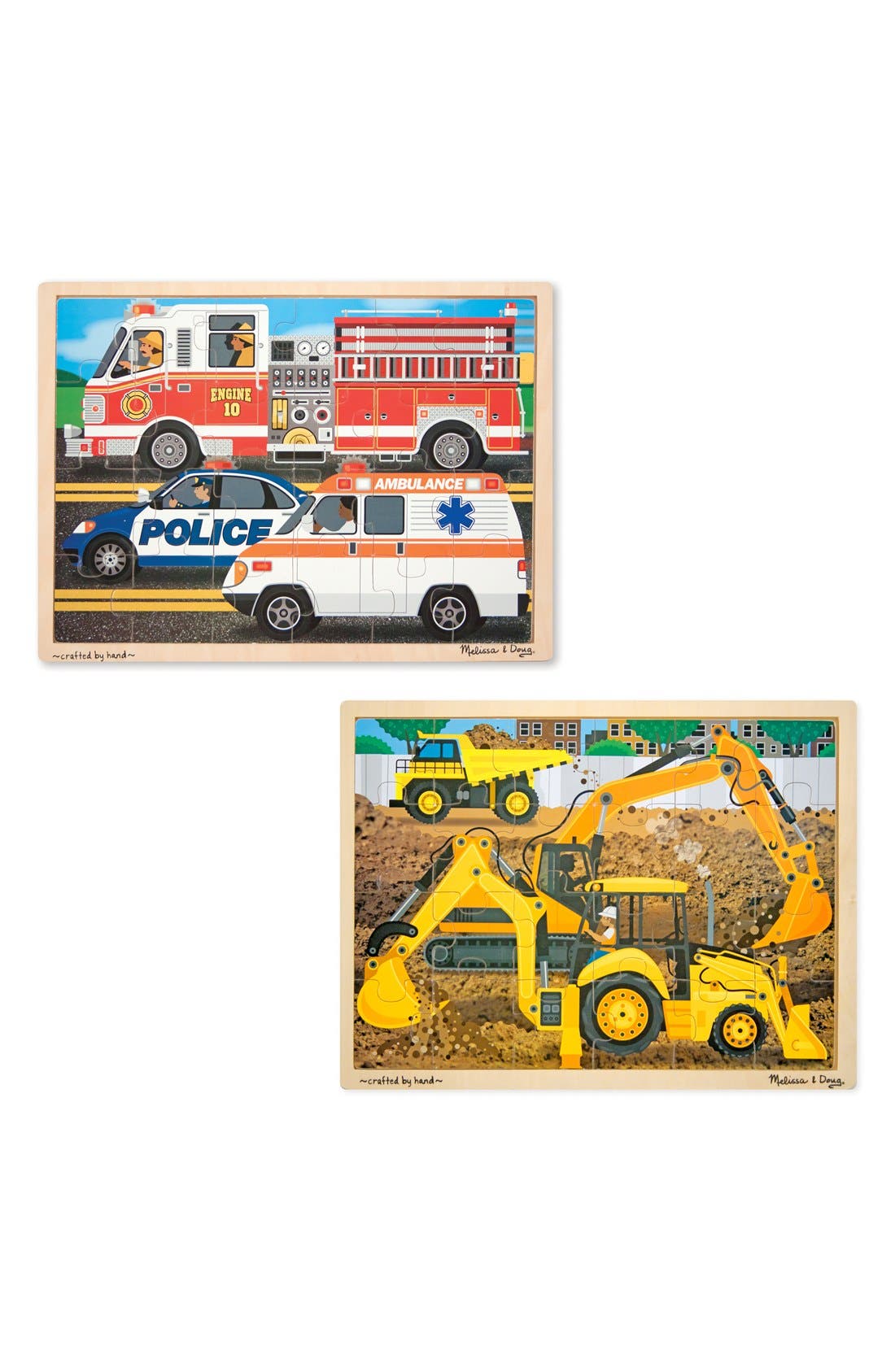 UPC 000772081269 product image for Toddler Boy's Melissa & Doug Construction/rescue Jigsaw Puzzles | upcitemdb.com