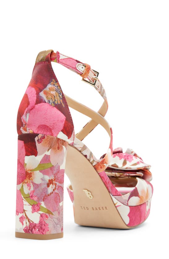 Shop Ted Baker Maddy Rose Platform Sandal In Bright Multi