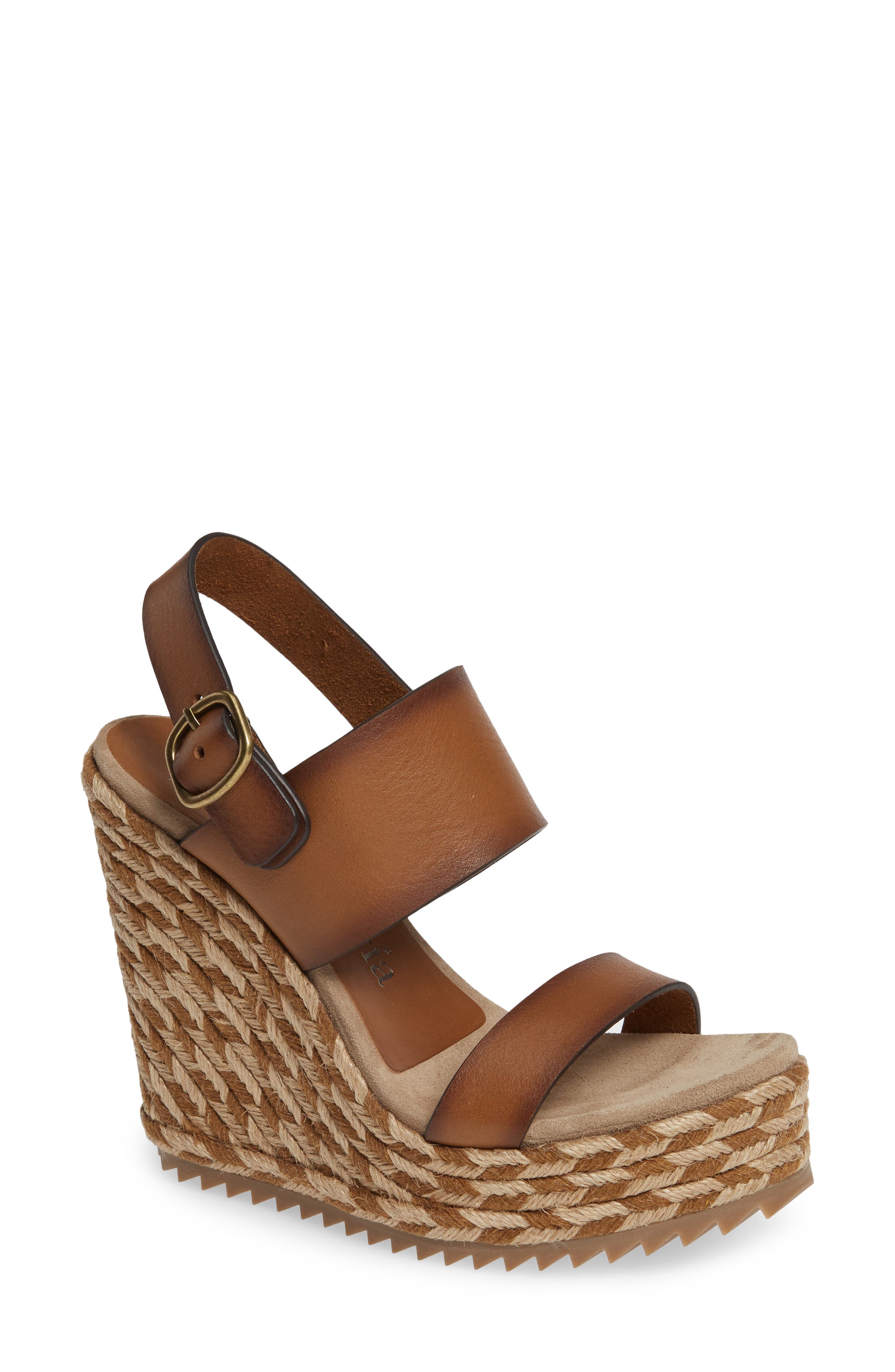 Pedro Garcia Tait Woven Wedge Sandal