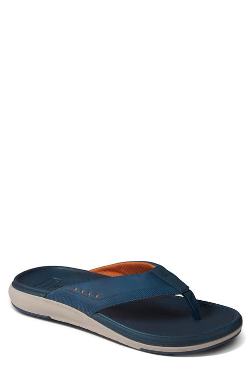 Reef Cushion Norte Water Friendly Flip Flop In Deep Depths/sienna