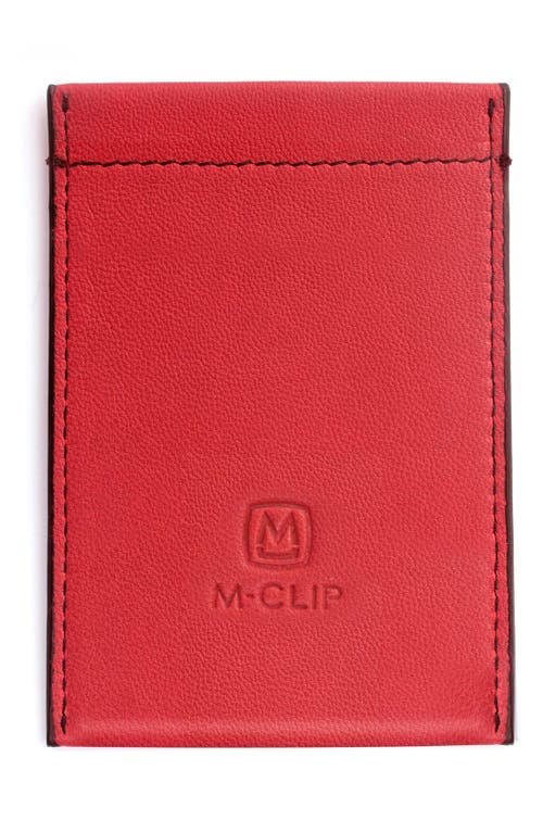 M-Clip® RFID Card Case in Red