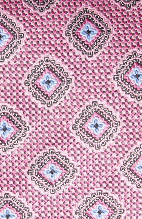 Shop Nordstrom Geometric Silk Tie In Pink