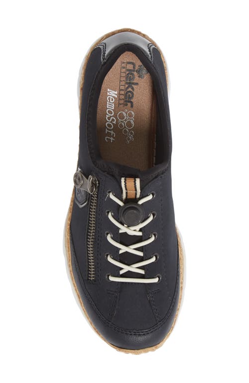 Shop Rieker Antistress Nikita 63 Sneaker In Pazifik/marine/faux Leather