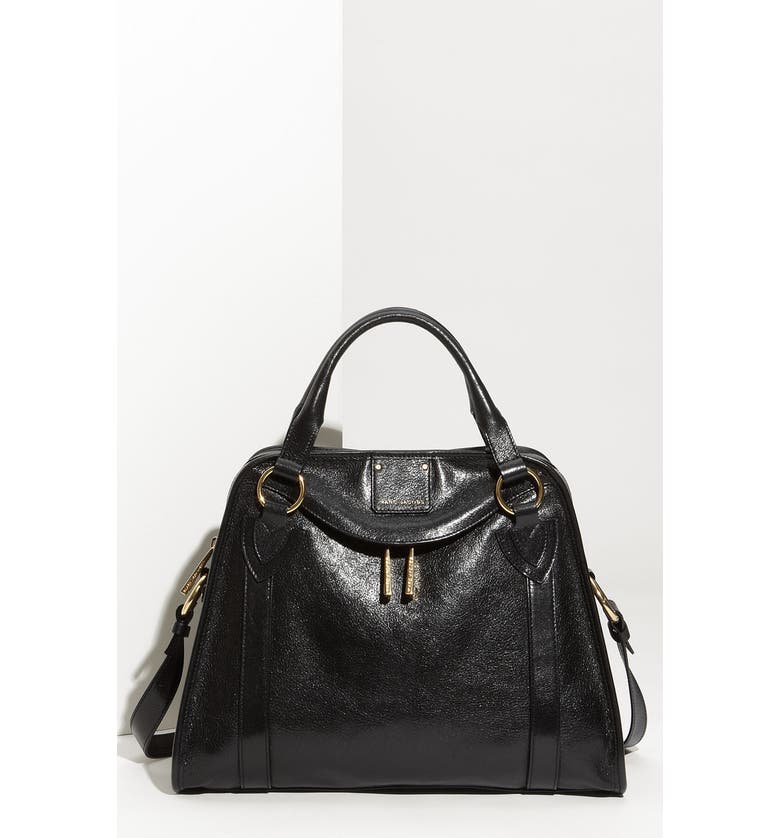 MARC JACOBS 'Classic Wellington' Leather Satchel, Main, color, 001