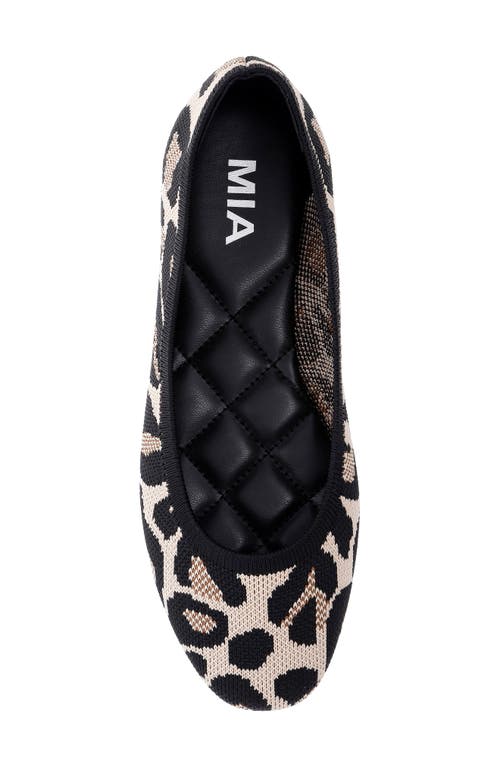Mia Brendy Ballet Flat In Leopard Print