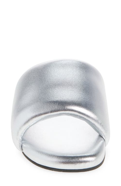 Shop Simon Miller Simonmiller Bubble Slide Sandal In Silver