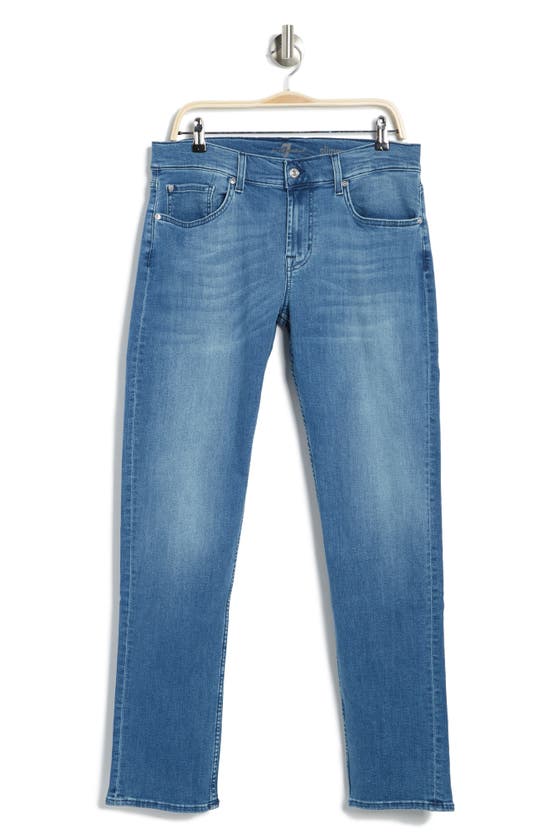7 For All Mankind Slimmy Squiggle Slim Straight Leg Jeans In Nocolor