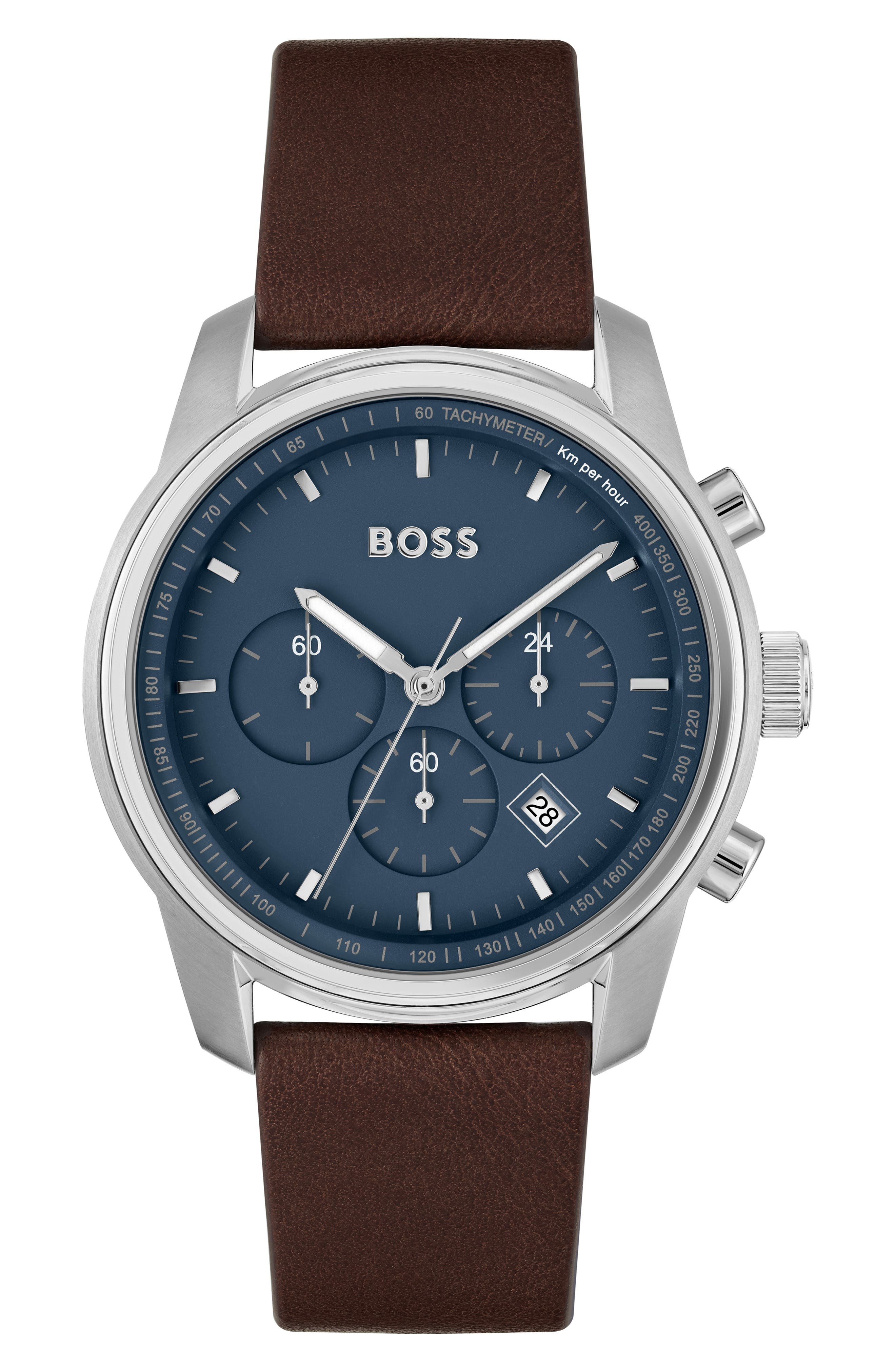 hugo boss watch orange strap