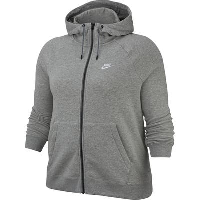 Plus Size Nike Sportswear Essential Full Zip Fleece Hoodie