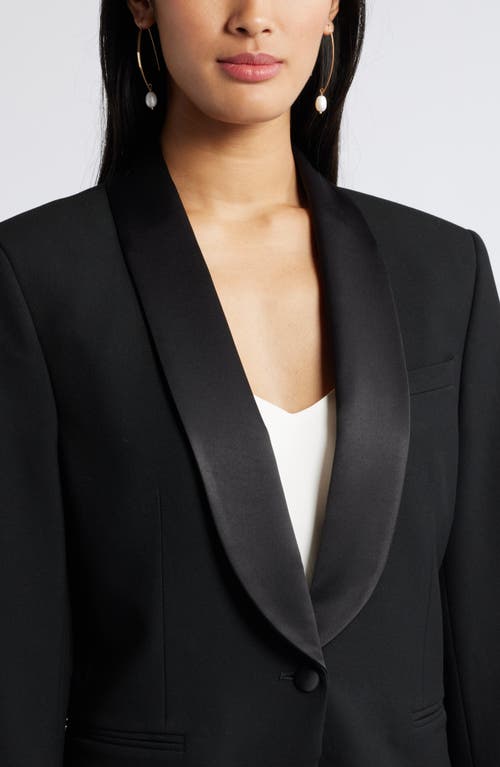 Shop Nordstrom Tuxedo Jacket In Black