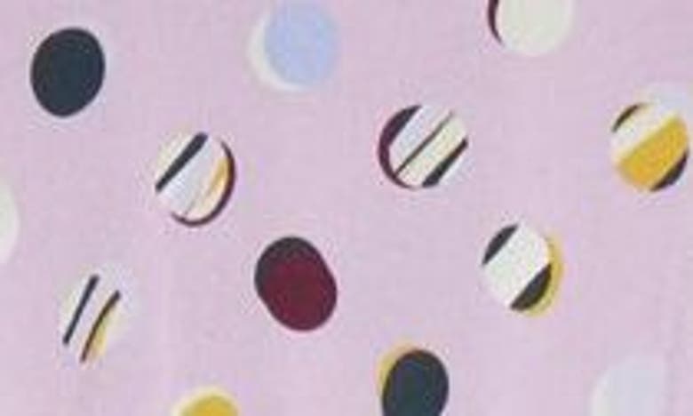 Shop St John Collage Dots Sleeveless Maxi Dress In Amethyst Multi