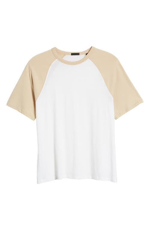 Shop Atm Anthony Thomas Melillo Raglan Short Sleeve T-shirt In White/shiitake