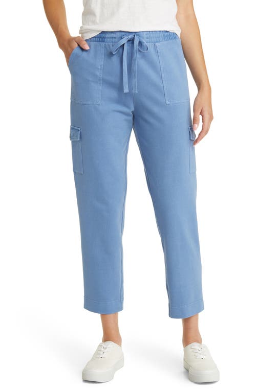 caslon(r) Utility Organic Cotton Pants in Blue Moonlight