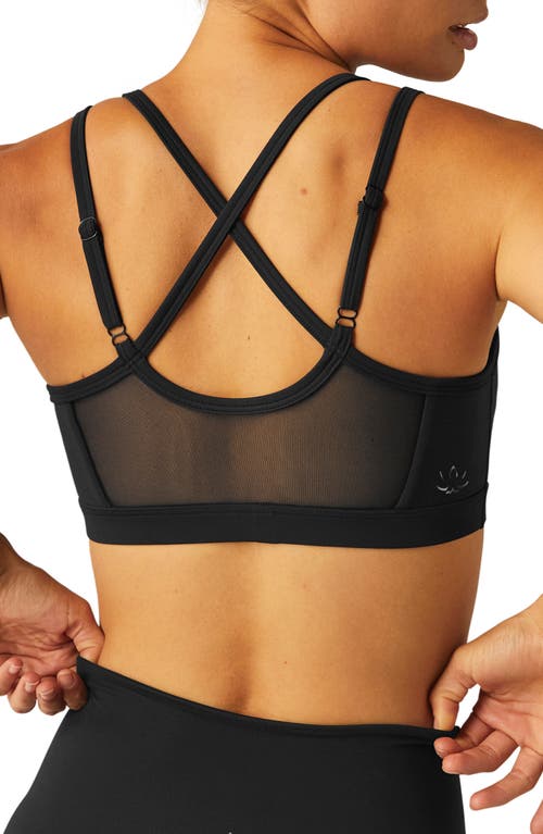 Shop Beyond Yoga Powerbeyond Bootcamp Sports Bra In Black