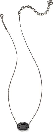 Elisa pendant necklace in 2025 black drusy