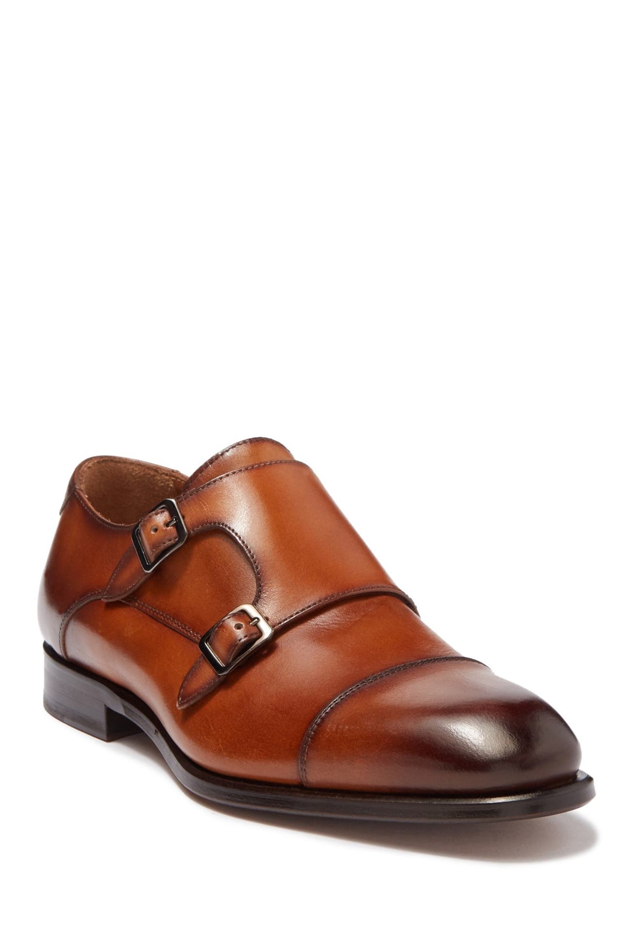 Antonio Maurizi | Cap Toe Leather Double Monk Strap Loafer | Nordstrom Rack