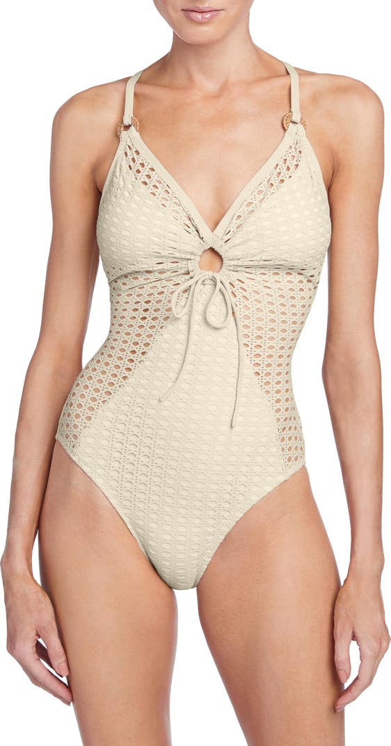 Marlow Mesh One-Piece Swimsuit