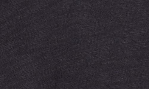 Zella Relaxed Washed 2.0 Long Sleeve Slub Tee In Black