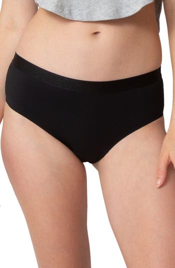 Leakproof Panty with Storage Pocket for Girls, Tweens and Teens  Size 10/12 M Black/Gray; 3 pack Underwear: Clothing, Shoes & Jewelry