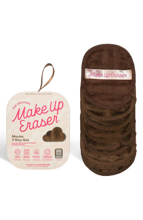 Shop The Original Makeup Eraser 7-day Chic Makeup Eraser Set With Laundry Bag In Mocha