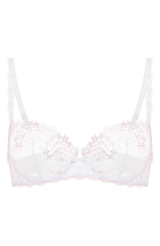Simone Perele Wish Underwire Demi Bra In Cristal White