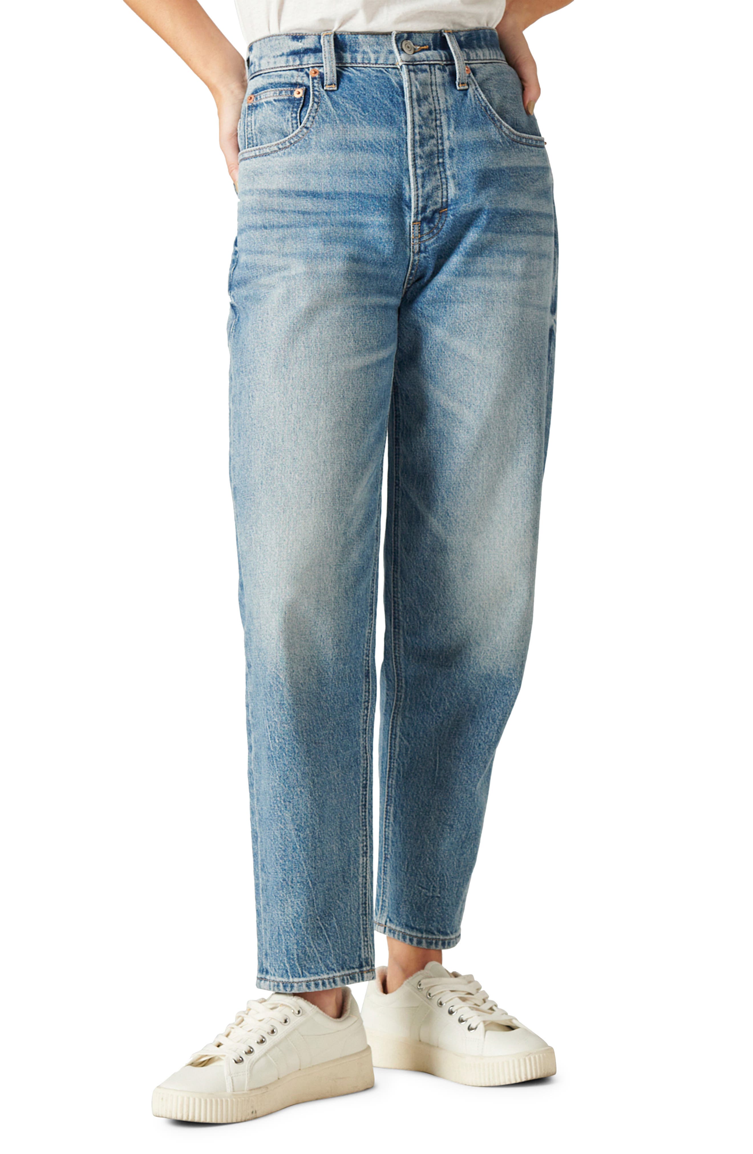 lucky brand tapered jeans