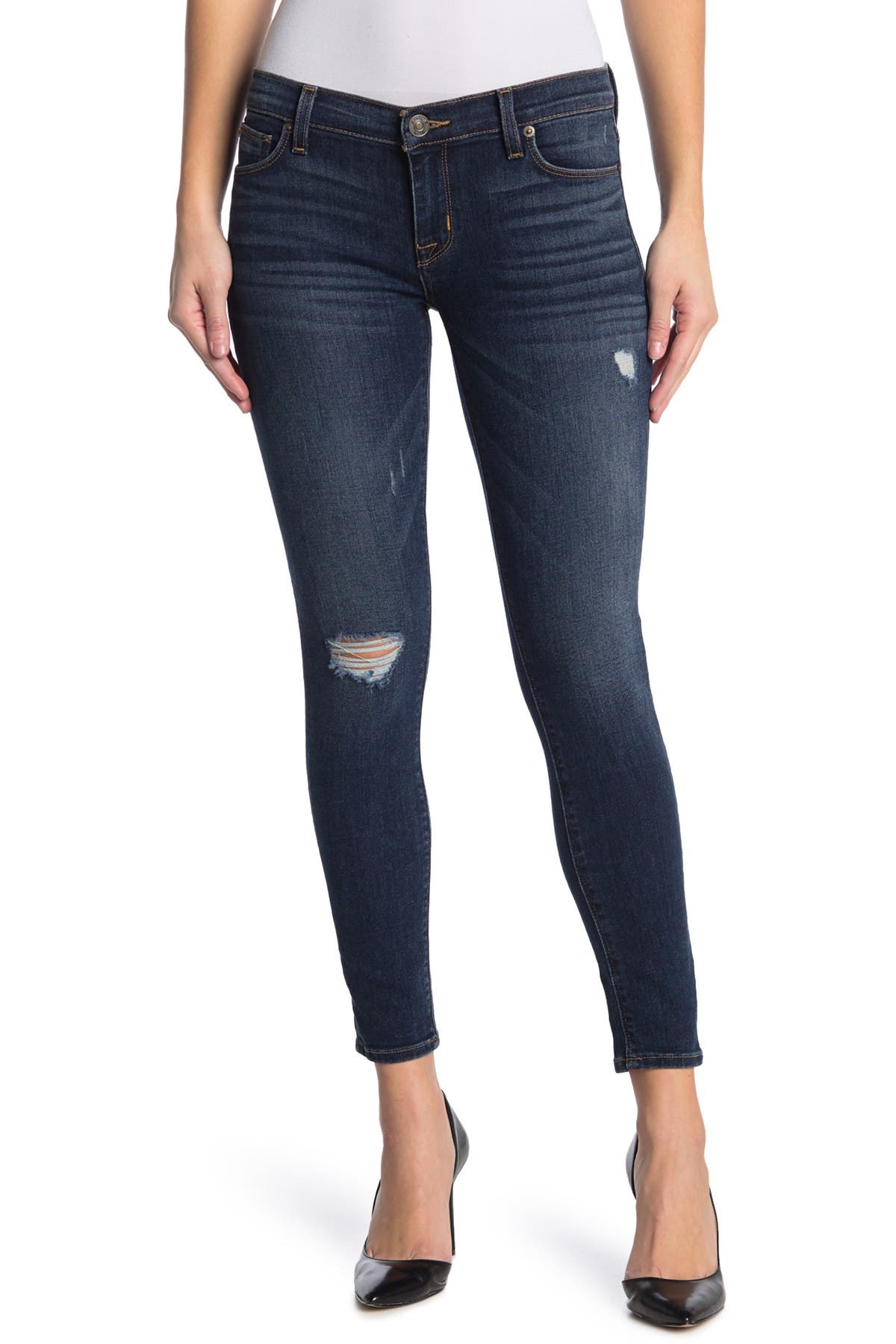 hudson jeans krista super skinny ankle jeans
