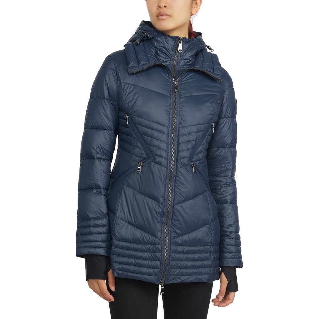 Pajar Braunwyn Light Weight Packable Puffer In Navy
