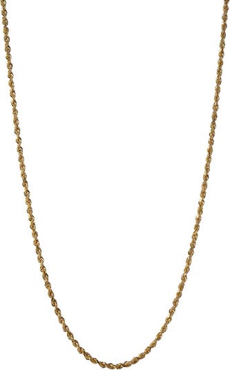 AWE Inspired Classic Paper Clip Chain Necklace in Gold Vermeil