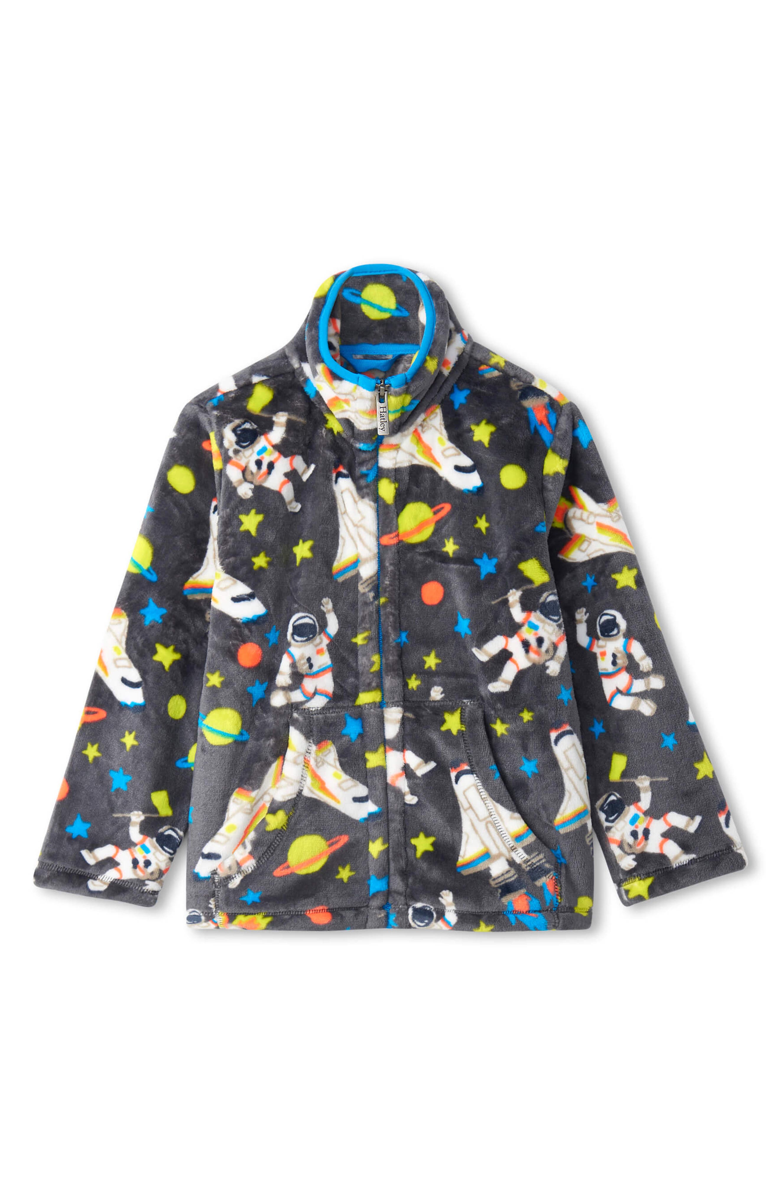 Hatley Kids' Outer Space Fuzzy Fleece Jacket Nordstrom
