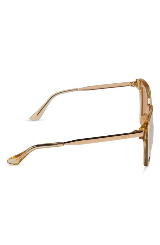 DIFF DIFF BELLA 54MM GRADIENT SQUARE SUNGLASSES