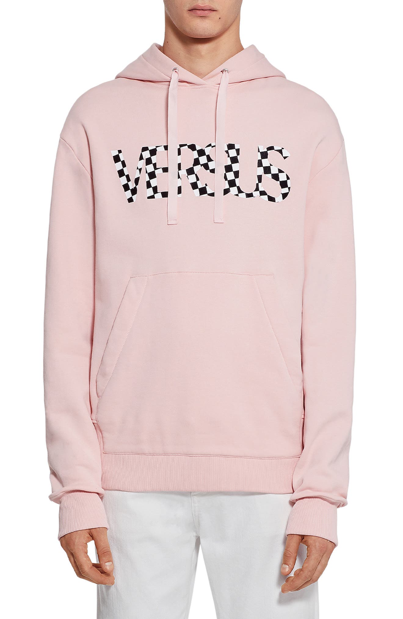 pink versace hoodie