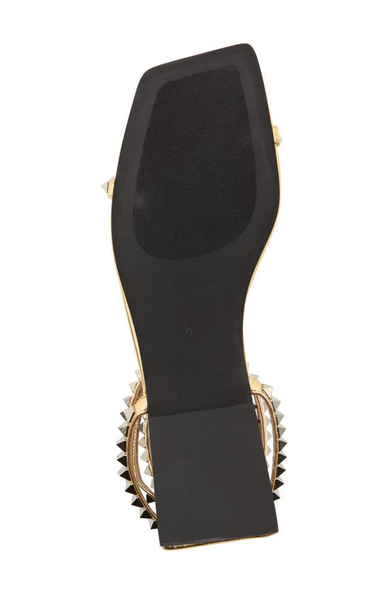 Jeffrey Campbell Luxor Strappy Sandal In Gold Silver Combo