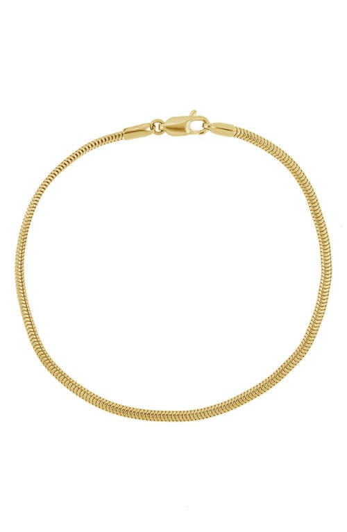 Men's 14K Gold Cable Chain Bracelet in 14K Yellow Gold