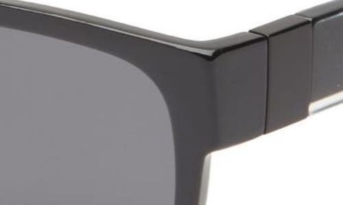 Shop Vince Camuto 54mm Square Sunglasses In Black/clear