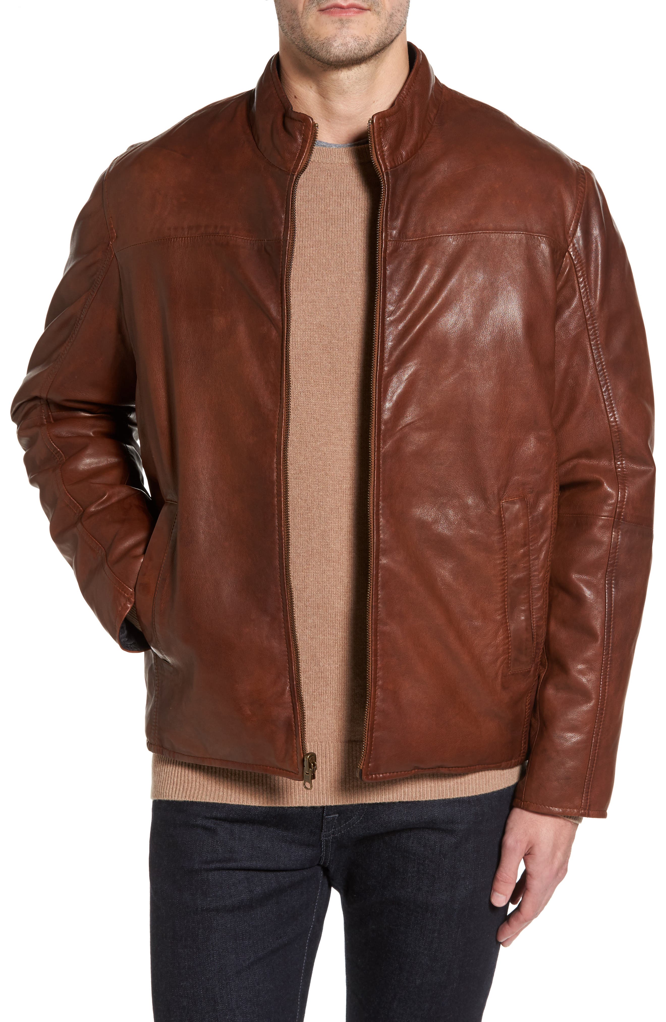 missani le collezioni leather jacket