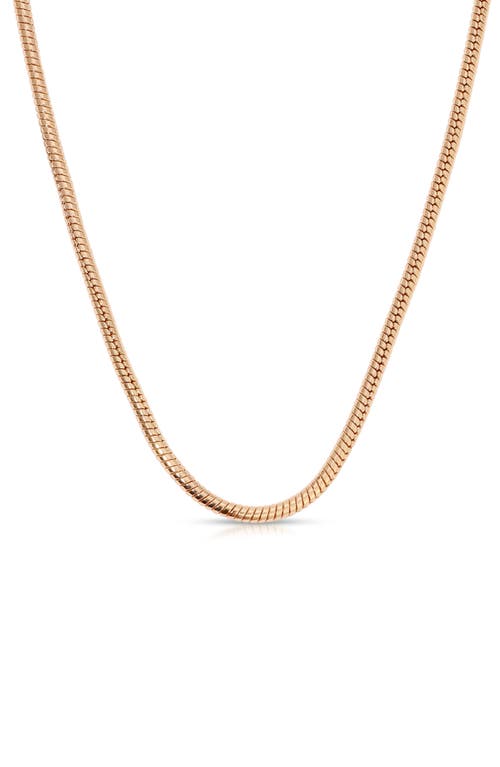 Ettika Snake Chain Necklace in Gold at Nordstrom