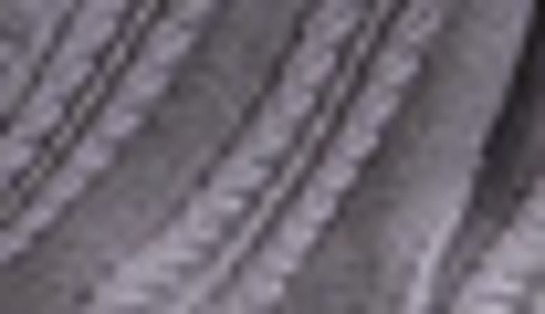 Vcny Home Dublin Cable Knit Throw Blanket In Grey