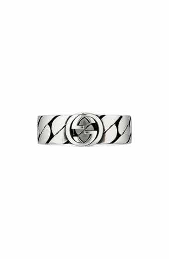 Gucci ghost skull ring in silver deals