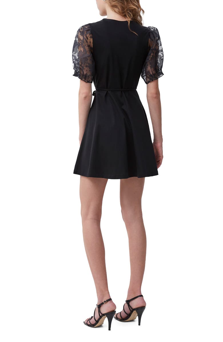 French Connection Sam Puff Sleeve Jersey Dress | Nordstrom