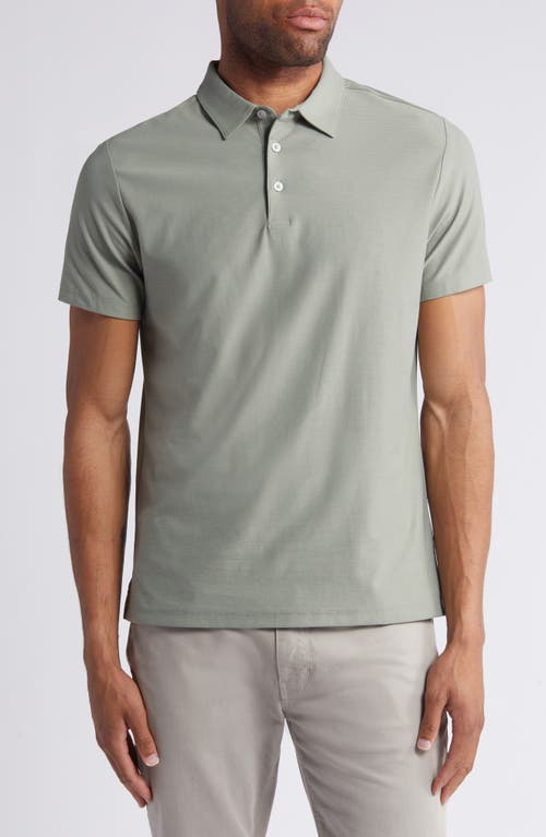 Shop Robert Barakett Hickman Short Sleeve Polo Shirt In Dusty Vine