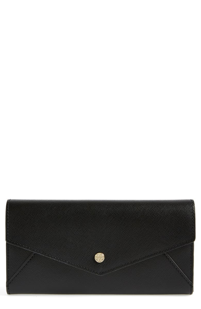 Tory Burch Saffiano Leather Envelope Wallet | Nordstrom